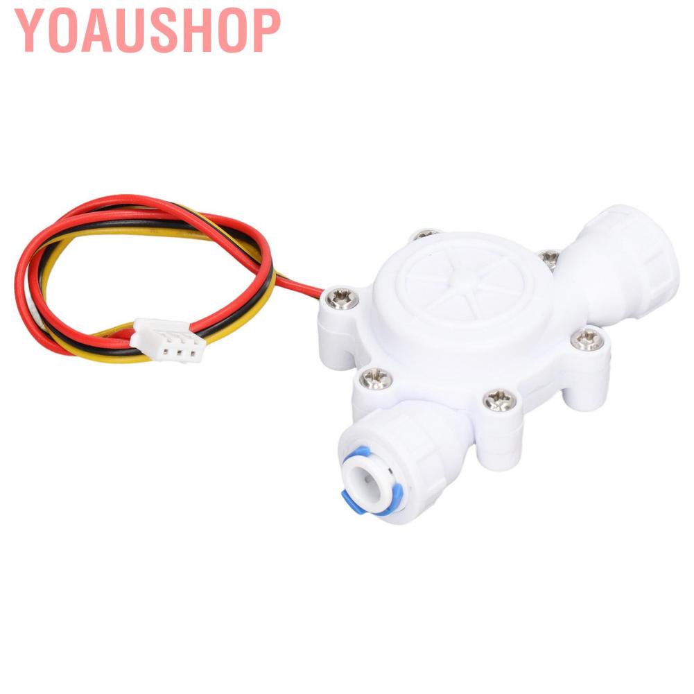 Yoaushop เซ็นเซอร์การไหลของน้ำFlowmeter Hallโมดูลควบคุม 0.2-8L/Min