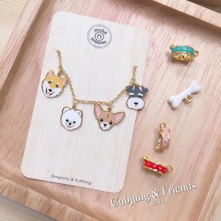 เซทข้อมือ 4 จี้  น้องหมา  ( Gubjung &amp; Friends Bracelet )