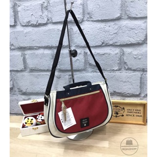 Anello oval mini shoulder bag (outlet) สี tri-color