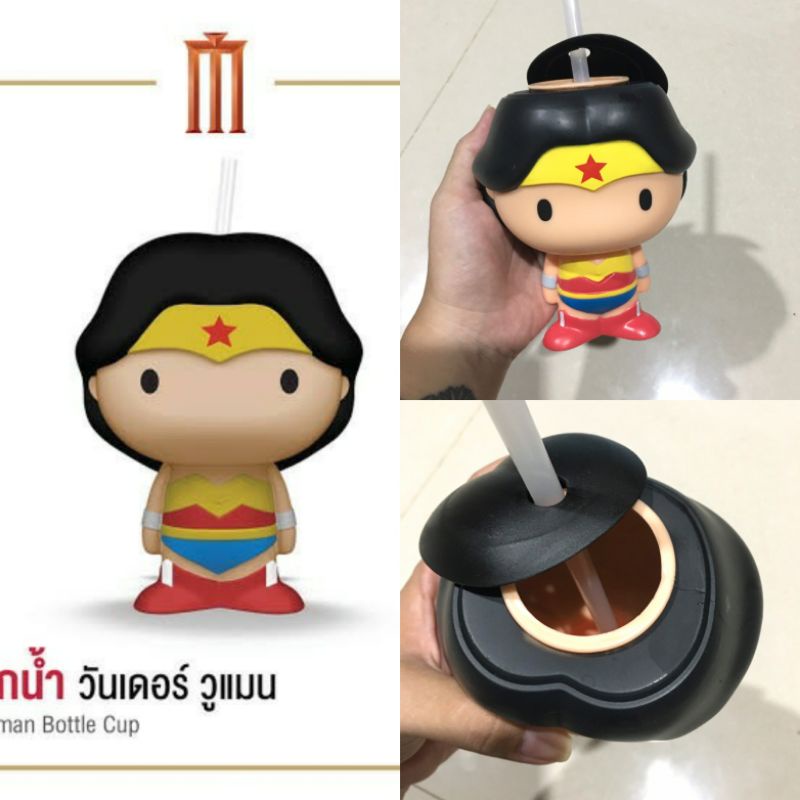 กระบอกน้ำสะสม แท้ ของ Major Cineplex :Justice League Bottle Cup ไม่ได้ใช้งาน 22 ออนซ์