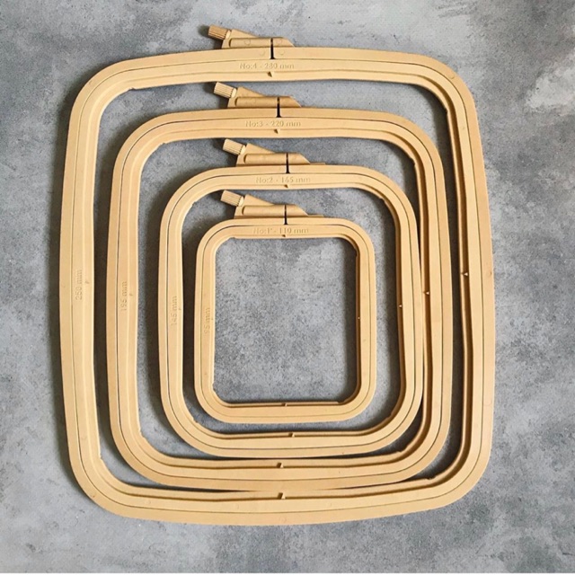 Nurge Square Hoops สะดึงพลาสติก สี่เหลี่ยม ขึงแน่น ตุรกีแท้