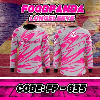 Food PANDA เสื้อยืดแขนยาว ลาย FULL SUBLIMATION LONGSLEEVES 3D สําหรับปั่นจักรยาน ไซซ์ XXS-5XL