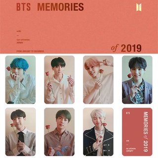 Bts MEMORIES OF 2019 DVD โฟโต้การ์ด ขนาดเล็ก, โปสการ์ดบังทัน, การ์ดโลโม่, KPOP