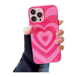 ส่งจากไทLove Heart รูปหัวใจ ins เคสไอโฟน 14 pro max 13 8พลัส เคส for iphone 12 11 pro max Xr Xs X 7 8 plus case นุ่ม