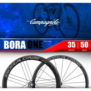 ล้อคาร์บอน CAMPAGNOLO BORA ONE 35หน้า 50หลัง AC3 Clincer(ยางงัด) สี Bright - RIM BRAKE