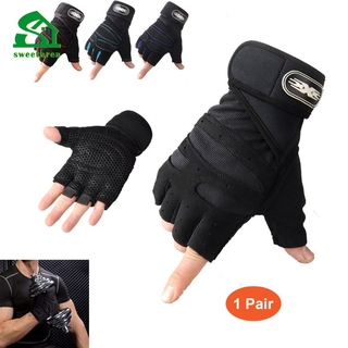 1 Pair Gym Gloves Sports Exercise Weight Lifting Training Fitness Outdoor Cycling Glove