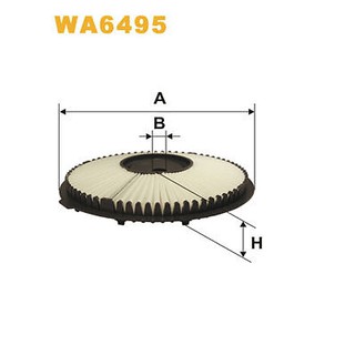 WIX กรองอากาศ Mitsubishi Lancer Champ 4G15 C11A-12A (WA6495) MD620508