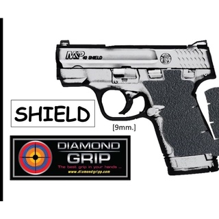 กันลื่นติดปืน Diamondgripp Smith&amp;Wesson MP Shield เนื้อยางหนึบๆ