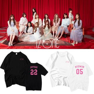 คอลูกเรือเสื้อยืด IZONE - COLORIZ (ชื่อเมมเบอร์)S-5XL