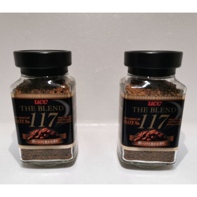 กาแฟ UCC The Blend Coffee No.114 (ขวดสีทอง) &amp; No.117 (ขวดสีดำ)