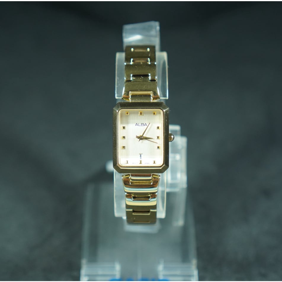 ALBA นาฬิกาข้อมือผู้หญิง รุ่น AH7Q86X1 สีทอง  ( ของแท้ประกันศูนย์ 1 ปี )  NATEETONG