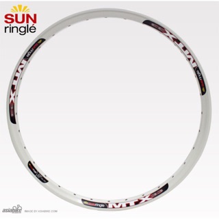 (ลดล้างสต๊อก) ล้อ จักรยาน ฟิกเกียร์ สายทริคโหดๆ 26 นิ้ว Sun ringle MTX33 สีขาว 36 รู วงละ