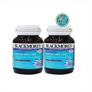 Blackmores Odourless Fish Oil Mini 2 x 60 เม็ด (1 แพ็ค) 17288