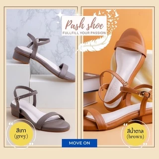 Pash รุ่นMove on 1 นิ้ว รองเท้าส้นสูง รัดข้อนิ่มไซส์ 35-43