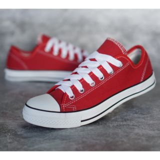 SIZE37-45 รองเท้าสไตส์Converse ยี่ห้อLEO รองเท้าผ้าใบ รหัส955 สีแดง