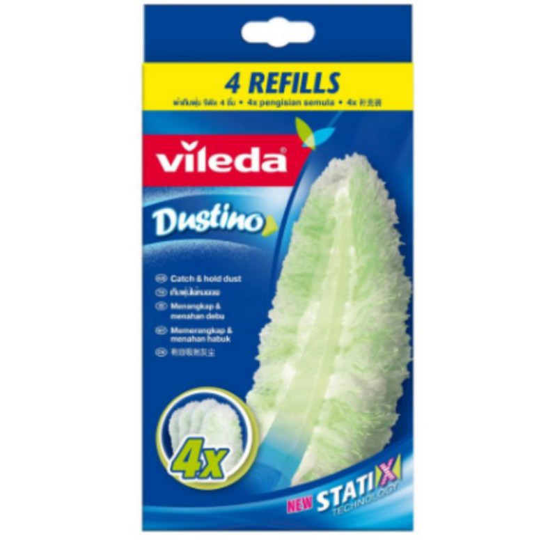 Vileda Dustino Refill วิเลดา ครบเซ็ทไม้+ผ้ารีฟิล (สินค้าชิ้นนี้เป็นงานฝีมือ - ผู้สูงอายุได้ทำด้วยฝีมือตนเอง) - รูปที่ 4