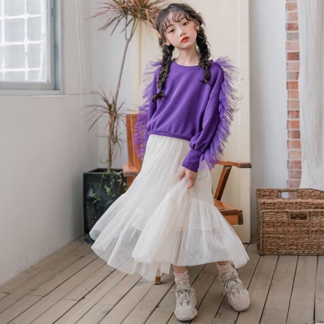 เสื้อม่วงสุดแนว  กระโปรงสุดเก๋  / Z75 / 710