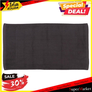 พรมขนหนู HOME L&amp;S RIMMY 17X28 นิ้ว สีเทา พรมภายใน BATH MAT HOME L&amp;S RIMMY 17X28" GRAY