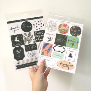 Sticker set 2 แผ่น 🎁โค้ด newdesk000 ลด 80