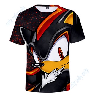 เสื้อยืด ลาย Sonic the Hedgehog สําหรับผู้ใหญ่ ทุกเพศ ทุกวัย