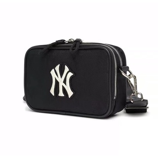 MLB NY NYLON JACQUARD MONOGRAM CROSSBODY BAGกระเป๋าสะพายทรงสี่เหลี่ยมเเฟชั่นรุ่นใหม่