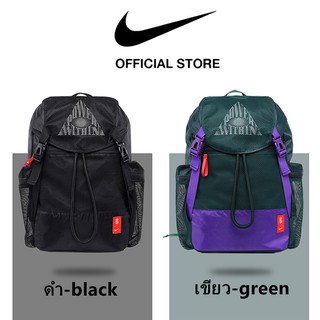 100% ใหม่เอี่ยมของแท้ Nike กระเป๋าเป้สะพายหลังขนาดกลางสำหรับกีฬารุ่นใหม่