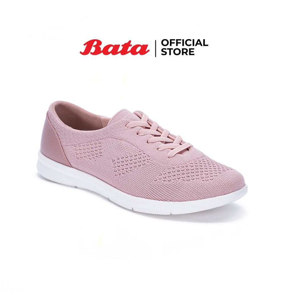 Bata บาจา รองเท้าผ้าใบกีฬา Sport Sneakers สนีกเกอร์กีฬา รองเท้าผ้าใบ สำหรับผู้หญิง รุ่น Hulad สีชมพู 5295952