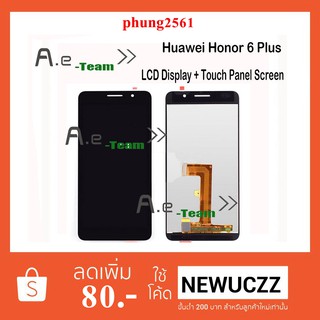 จอ LCD.Huawei Honor 6 Plus PE-LT10(5.5 นิ้ว)+ทัชสกรีน ดำ ขาว ทอง