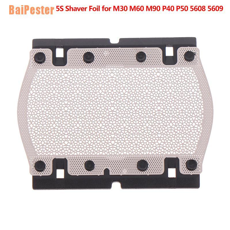 Baipester (~) หน้าจอฟอยล์ใบมีดโกนหนวดไฟฟ้า 5S สําหรับ Braun M30 M60 M90