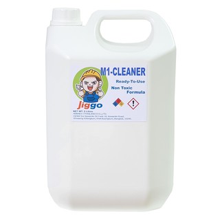 Jiggo M1 Cleaner (5 Liters) น้ำยาล้างน้ำมัน และ จาระบี สำหรับ เครื่องจักร เครื่องยนต์ ไม่กัดสี ไม่กัดมือ