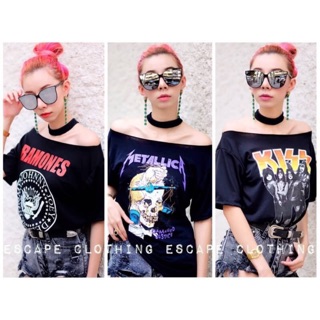 T-shirt choker rock