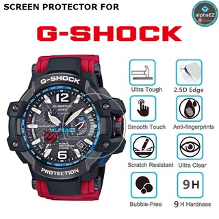 Casio G-Shock GPW-1000RD-4A Gravity-Master Series 9H ฟิล์มกระจกนิรภัยกันรอยหน้าจอ GPW-1000