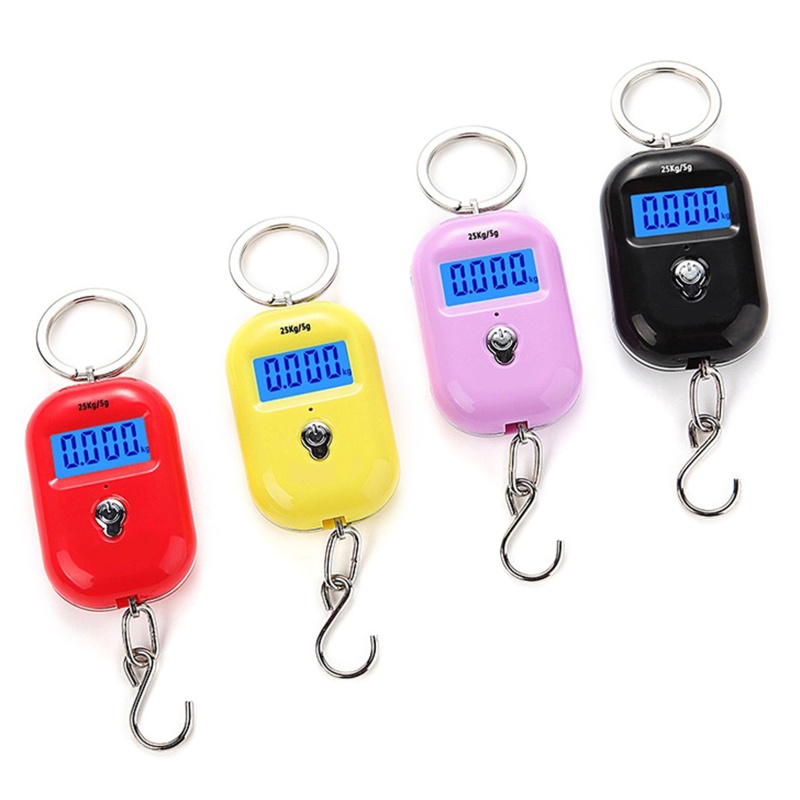XU Engineering Plastic Digital Hanging Scales Handheld 25Kg Mini Cranes Scales