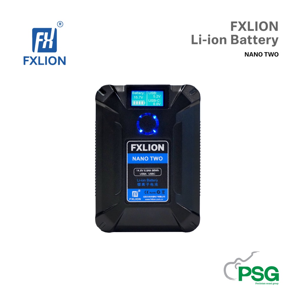 BATTERY : FXLION Li-ion Battery NANO TWO 98Wh 14.8V V-Mount