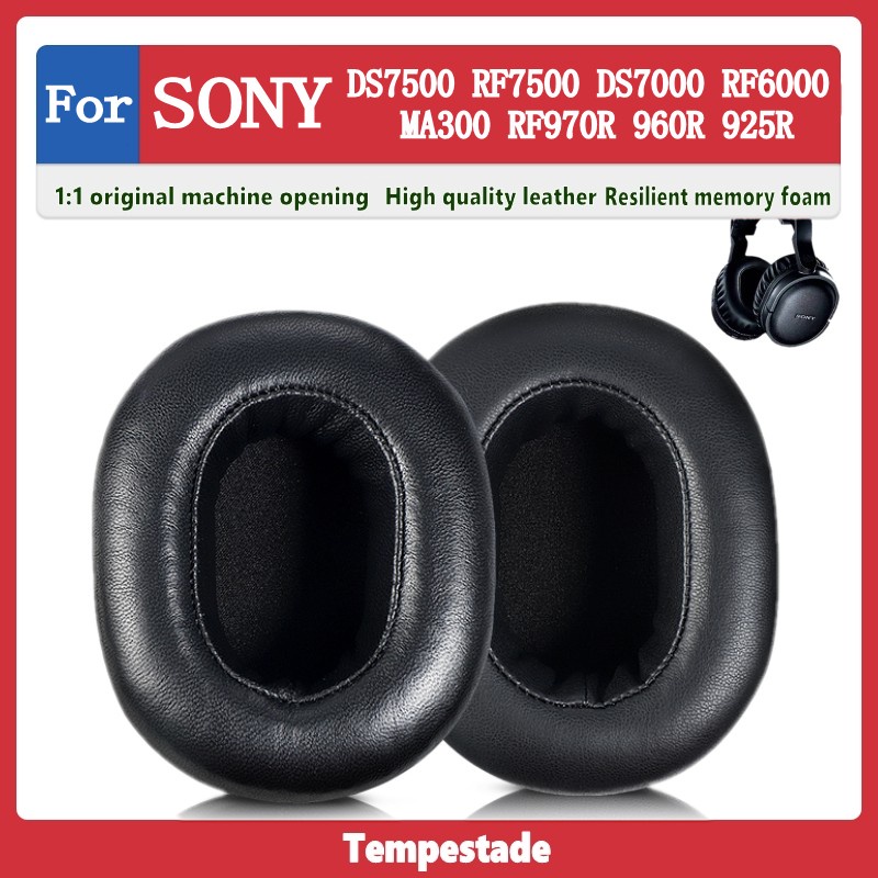 เหมาะสําหรับ SONY MDR DS7500 RF7500 DS7000 RF6000 MA300 RF970R 960R 925R หูฟัง Earmuff หนัง Earmuff 