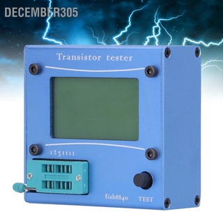 December305 Transistor Tester Diode Resistor Inductor Resistance Checker Detector Meter LCR-T4
