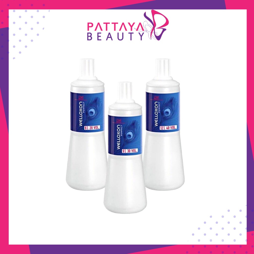 Wella เวลล่า เวลล๊อกซอน ไฮโดรเจน ดีเวลลอปเปอร์ครีม ผลิตภัณฑ์ ใช้ผสมกับ  ครีมย้อมผม หรือ ผงกัดสีผม/ผง