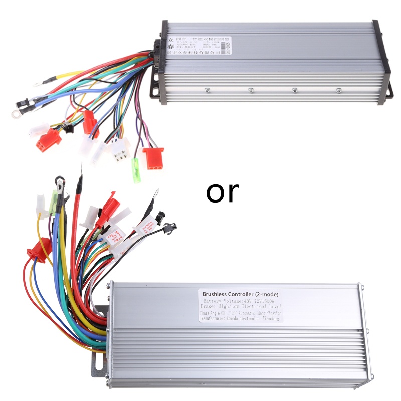 Yo 48-72V 1500W 4 In 1 E-Bicyle สกู๊ตเตอร์ Brushless อัจฉริยะ Dual Modes Controller