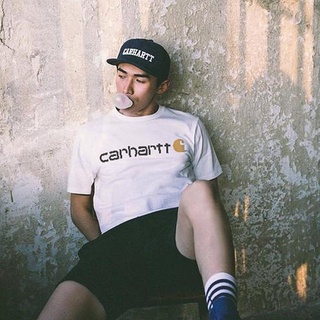 CARHARTT เสื้อยืดลําลอง ของแท้ สําหรับผู้ชาย