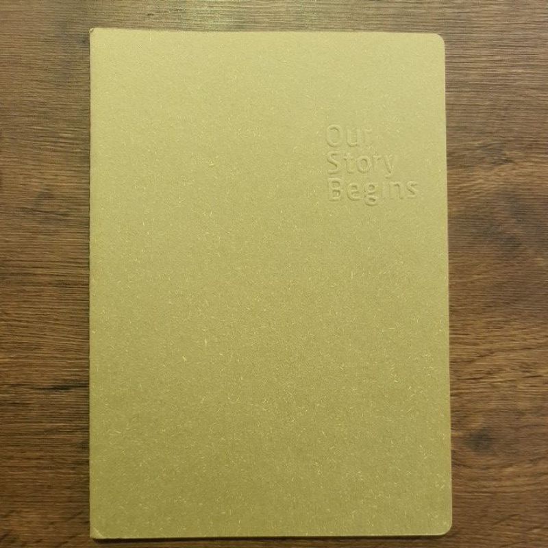 สมุดปกอ่อน B5 Our Story Begins