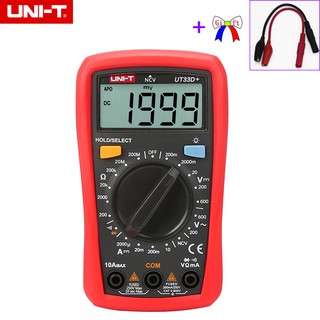 UNI-T UT33A+/UT33B+/UT33C+/UT33D+ Palm Size Multimeter; Resistance/Capacitance/Temperature/NCV Test, Backlight