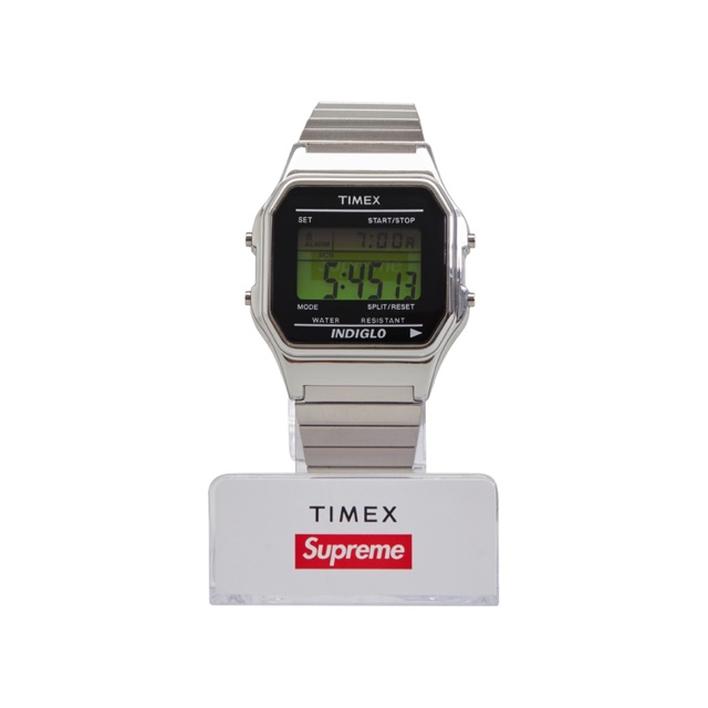 Supreme Timex Digital Watch Silver ‼️แท้ 100% ✅