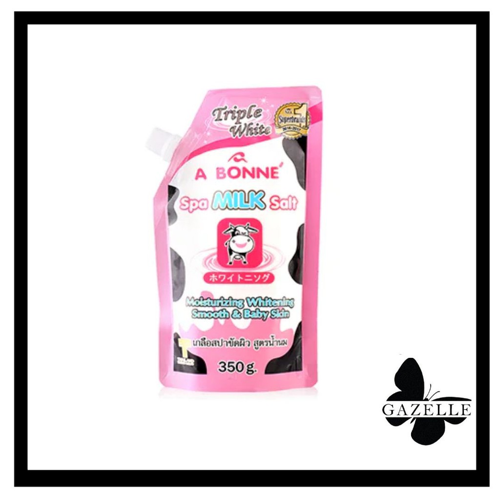 [สินค้าส่งด่วน] เอบอนเน่เกลือสปาขัดผิวสูตรน้ำนม 350 ก. A BONNE SPA MILK SALT 350 G.