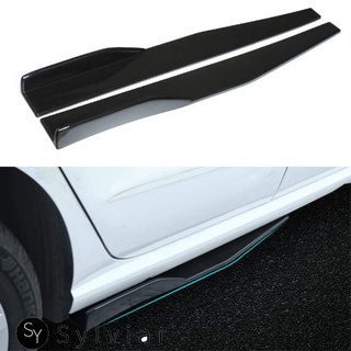 [sylviar] 74.5cm Universal Car  Side  Skirt Rocket Splitters Winglet Wings Professional Diffuser Auto Accessories