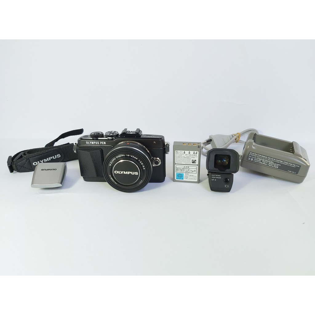 กล้อง Olympus E-PL7 + เลนส์ 14-42mm f3.5-4.6 + EVF ช่องมองภาพ รุ่น VF-4 + Flash สภาพ 95% ส่งฟรี