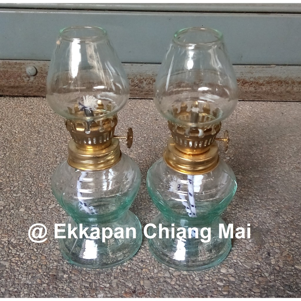 ตะเกียงแก้ว ตะเกียงน้ำมัน ตะเกียงศาลพระภูมิ