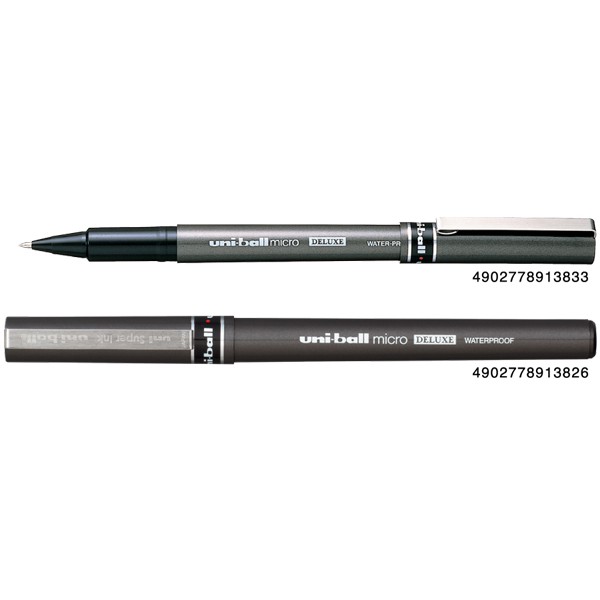 ปากกา Micro Deluxe 0.5 //  0.7  มม. UB-155  UB-177 น้ำเงิน กับ ดำ Roller Ball Pen