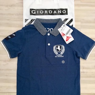 เสื้อเด็ก ชาย Giordano แท้ งานขายดี  Size 100/120/130 ป้าย 790 ลดเหลือ 350