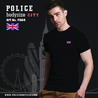 เสื้อยืด เสื้อยืดคอกลม เสื้อลายPolice (PoliceT-Shirt original) NO.564*375*111