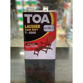 แลคเกอร์ด้าน TOA (3.785 ลิตร) TOA LACQUER CLEAR MATT T-5500